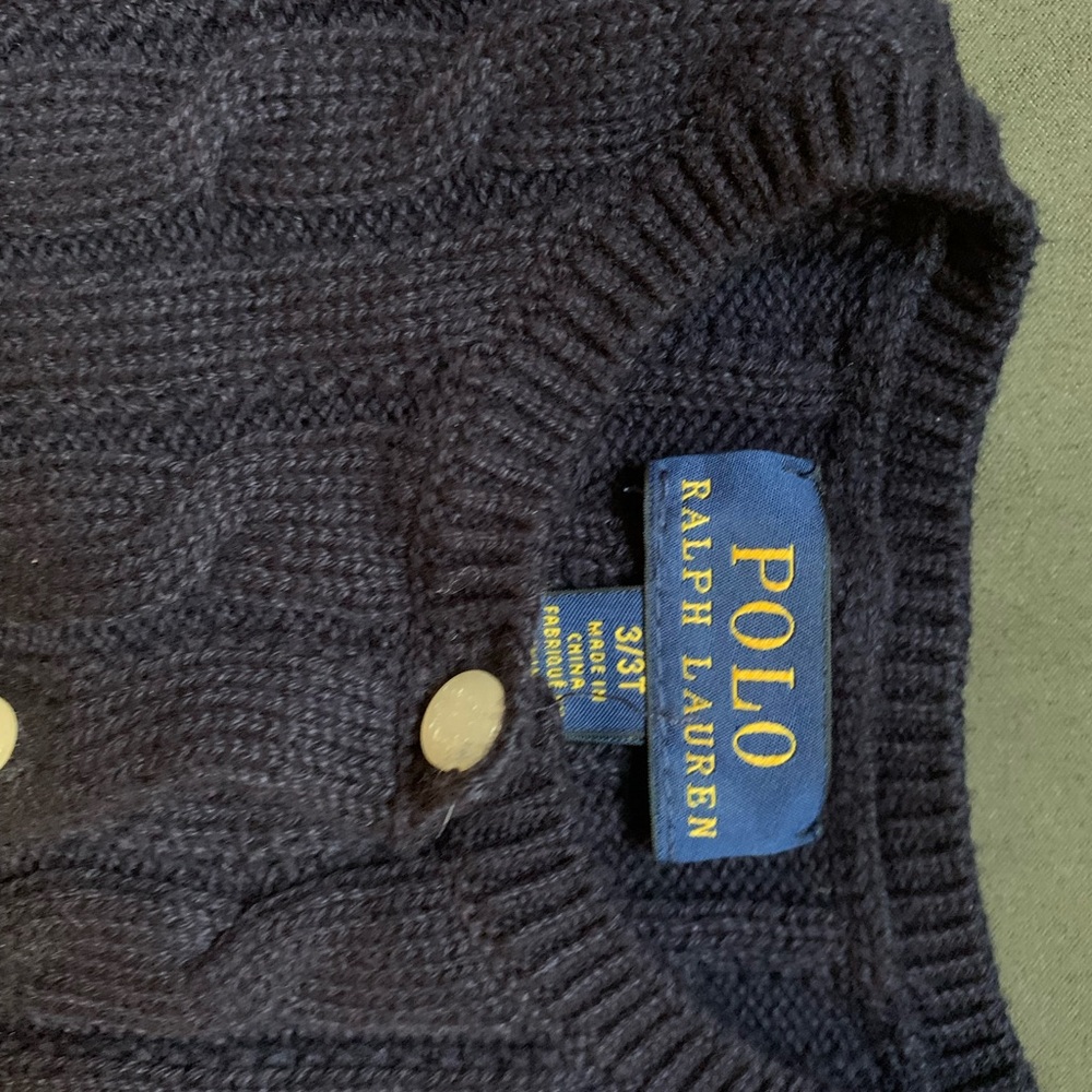 Toddler peplum sweater Polo